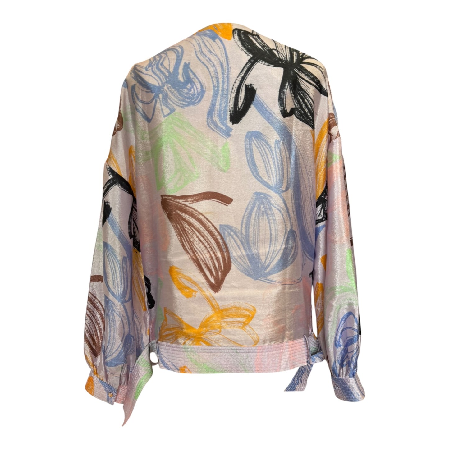 Stine Goya Emmylou Purple Patterned Top - 12/14