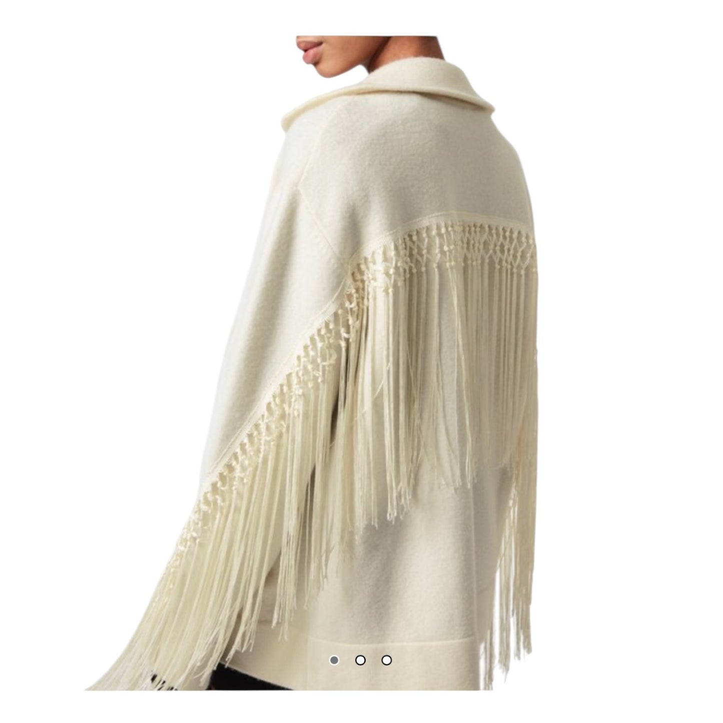 All Saints Robyn Biker Merino Wool Jacket - 12 - NEW