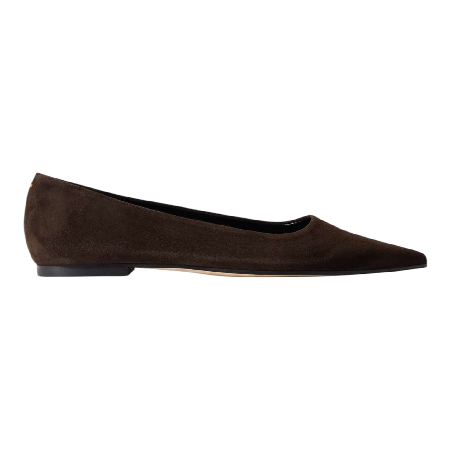 Aeyde Cassy Brown Suede Ballet Flats - 39/6 - NEW
