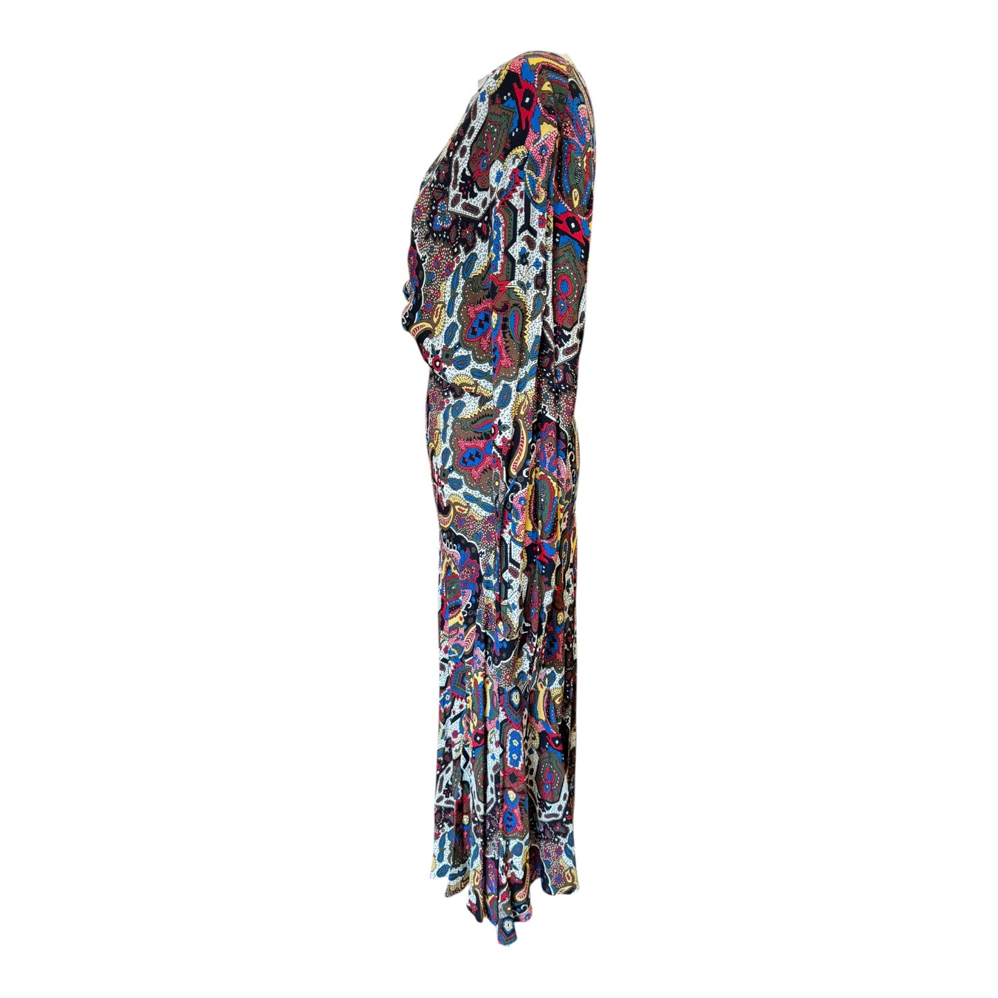 Emme Paisley Print Midi Dress - 14