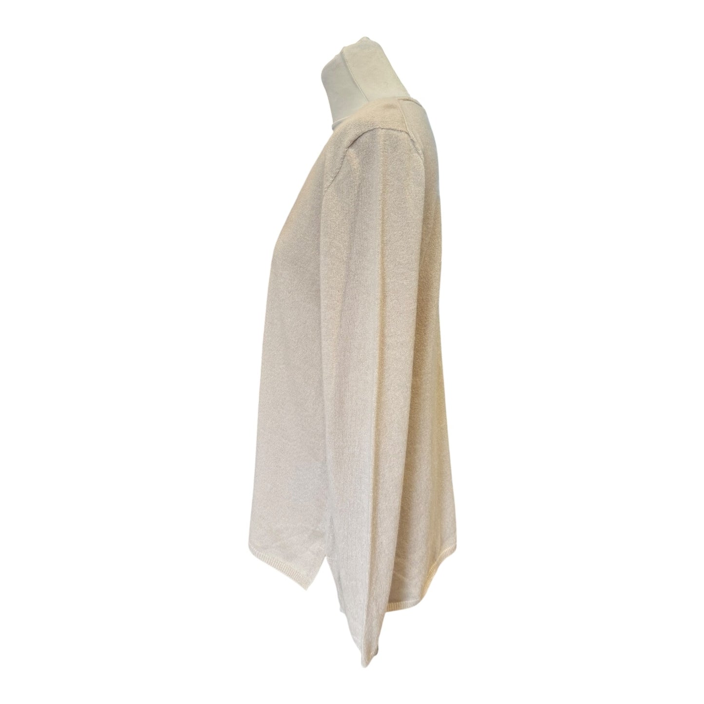 'S Max Mara Beige V Neck Sweater - 12