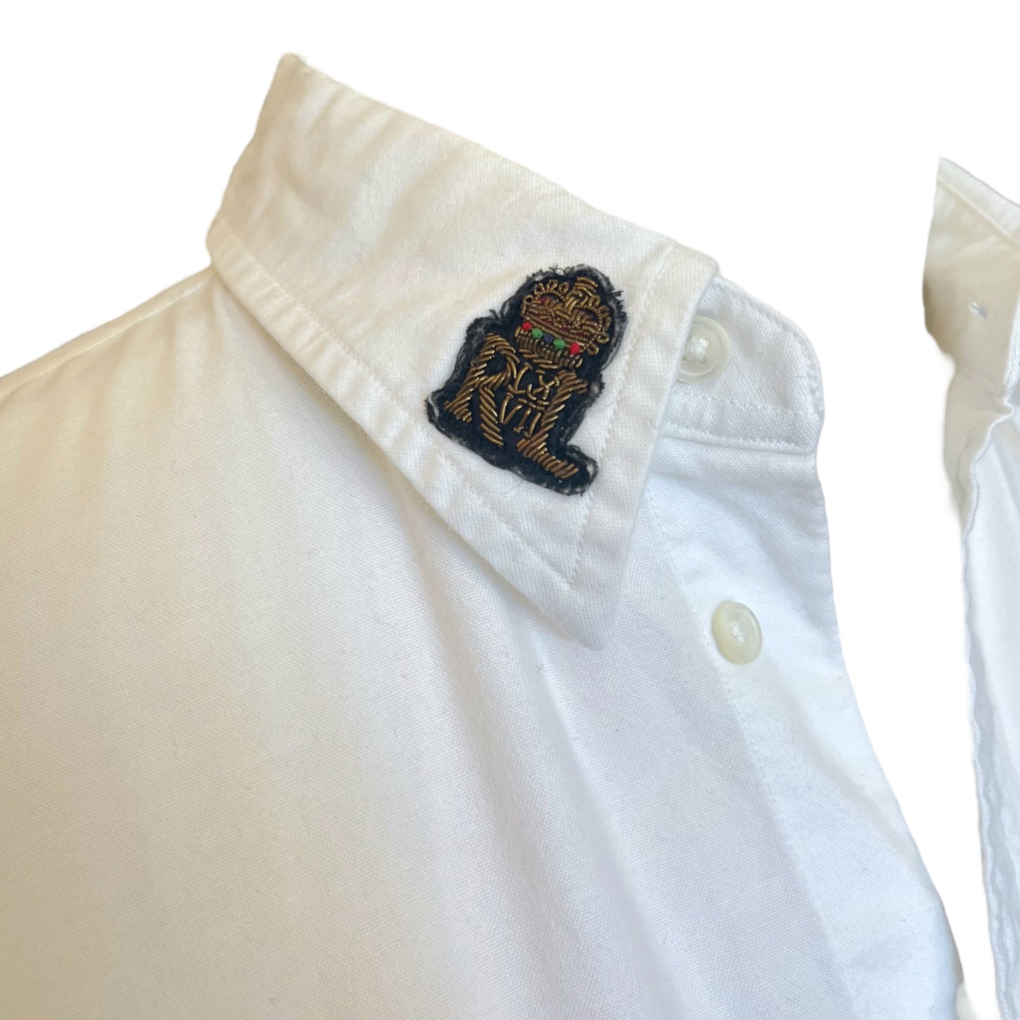 Ralph Lauren White Embellished Shirt