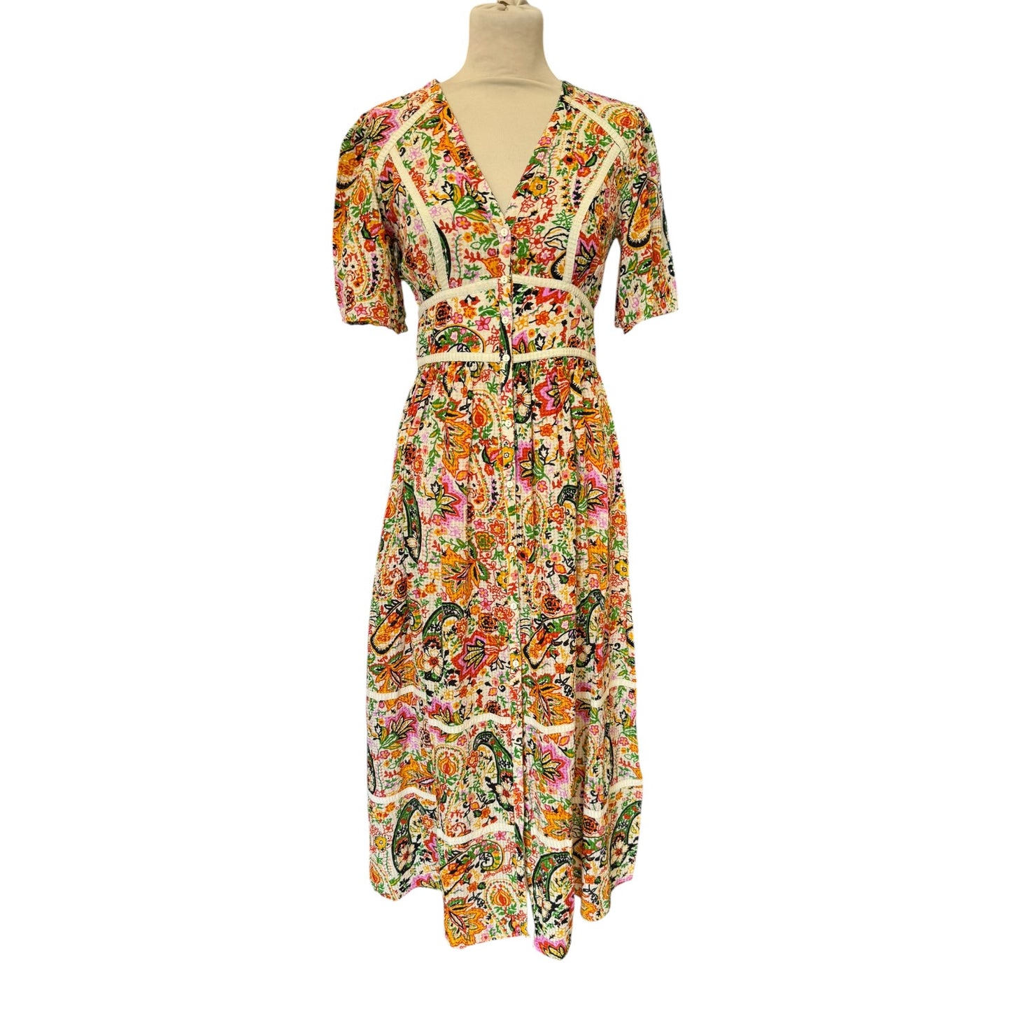 Ba&sh Benja Printed Midi Dress - 6/8