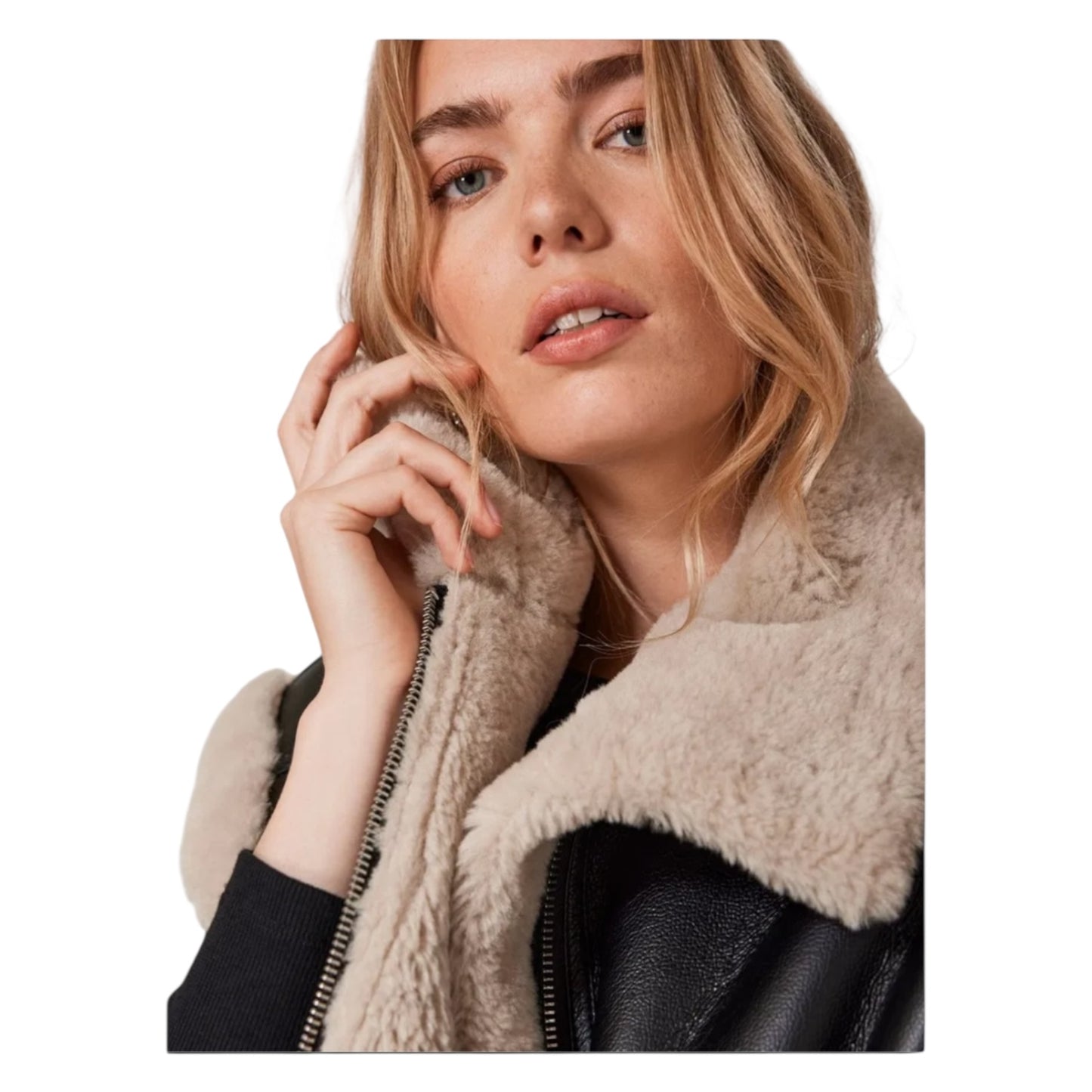 Mint Velvet Faux Shearling Lined Gilet - 12