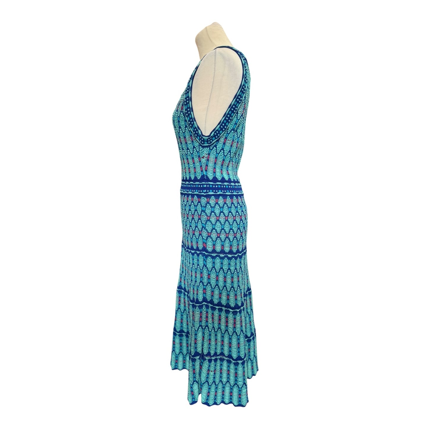 Missoni Blue Knit Dress - 12