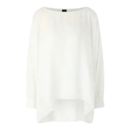 Marc Cain White Layered Top - 12/14 - NEW