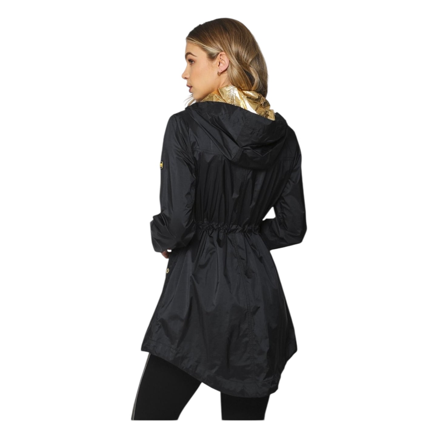 Barbour Black and Gold Wheelhouse Showerproof Jacket - 8