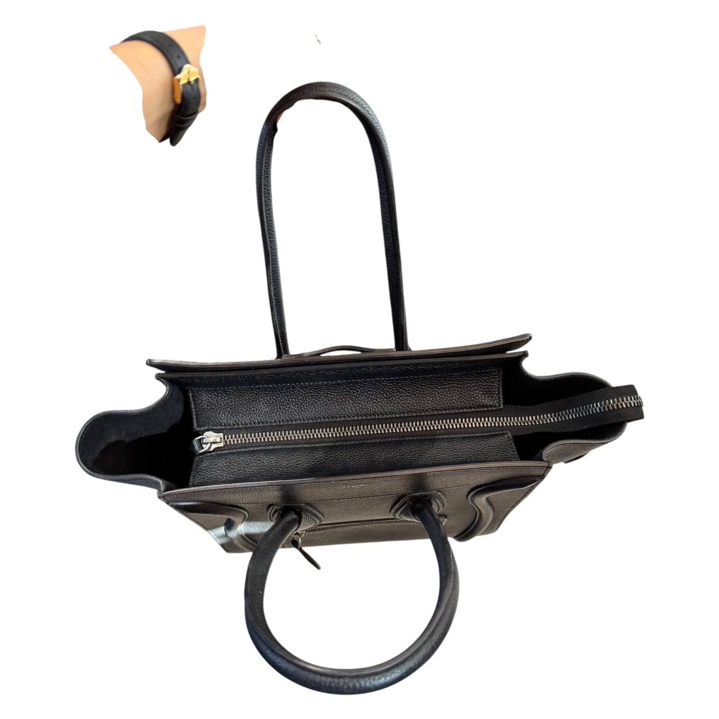 Celine Black Micro Luggage Bag