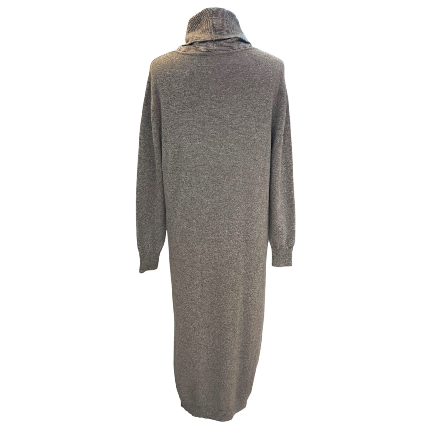 Max Mara Grey Cashmere Knit Dress - 12