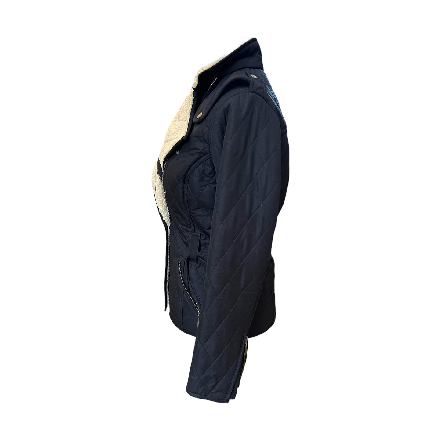 Barbour Black Fleece Lined Jacket