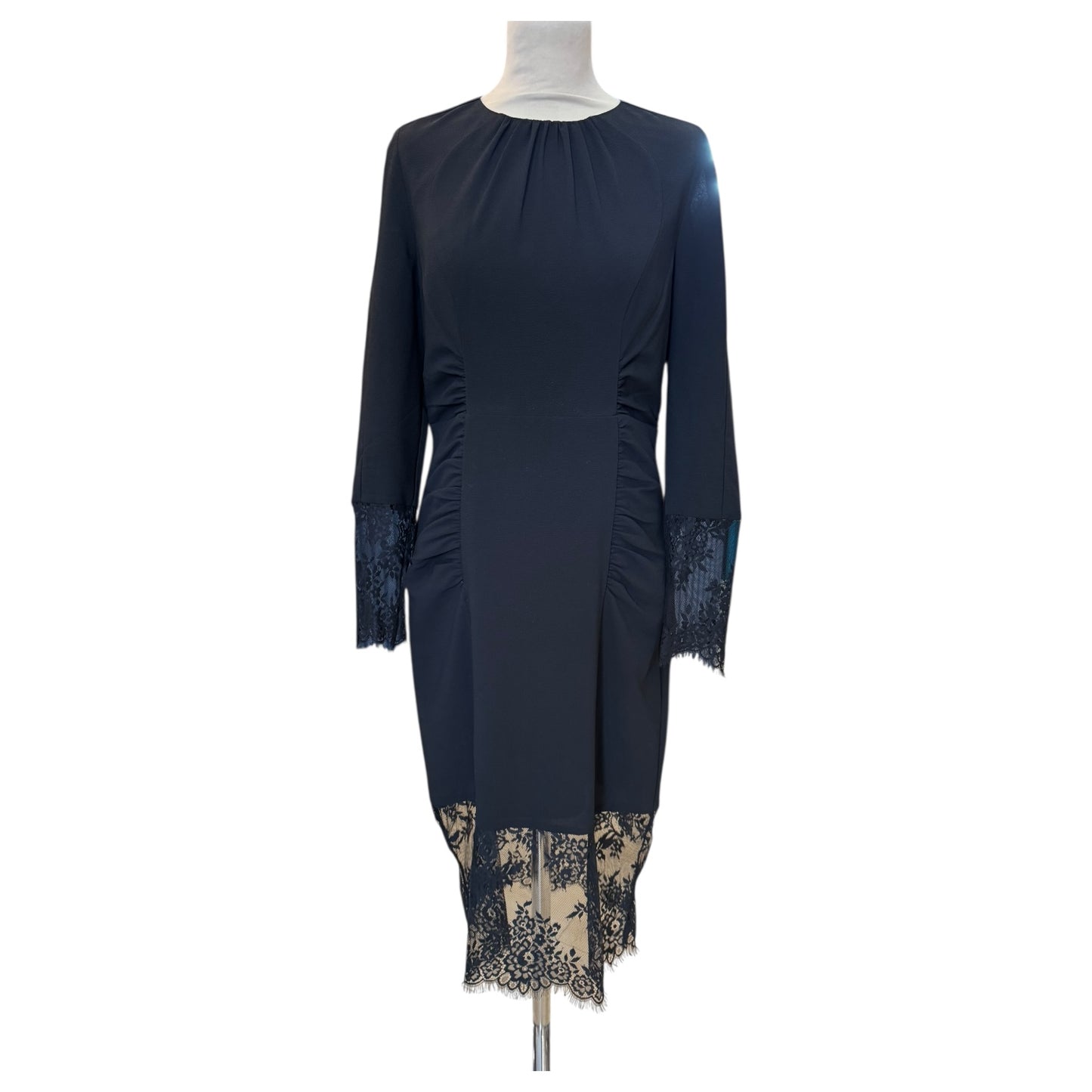 Whistles Black Izzey Bodycon Dress - 12