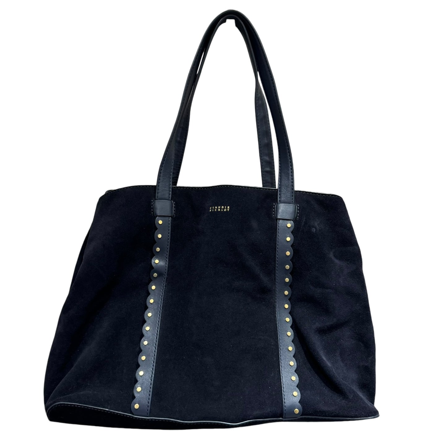 Claudie Pierlot Navy Suede Bag