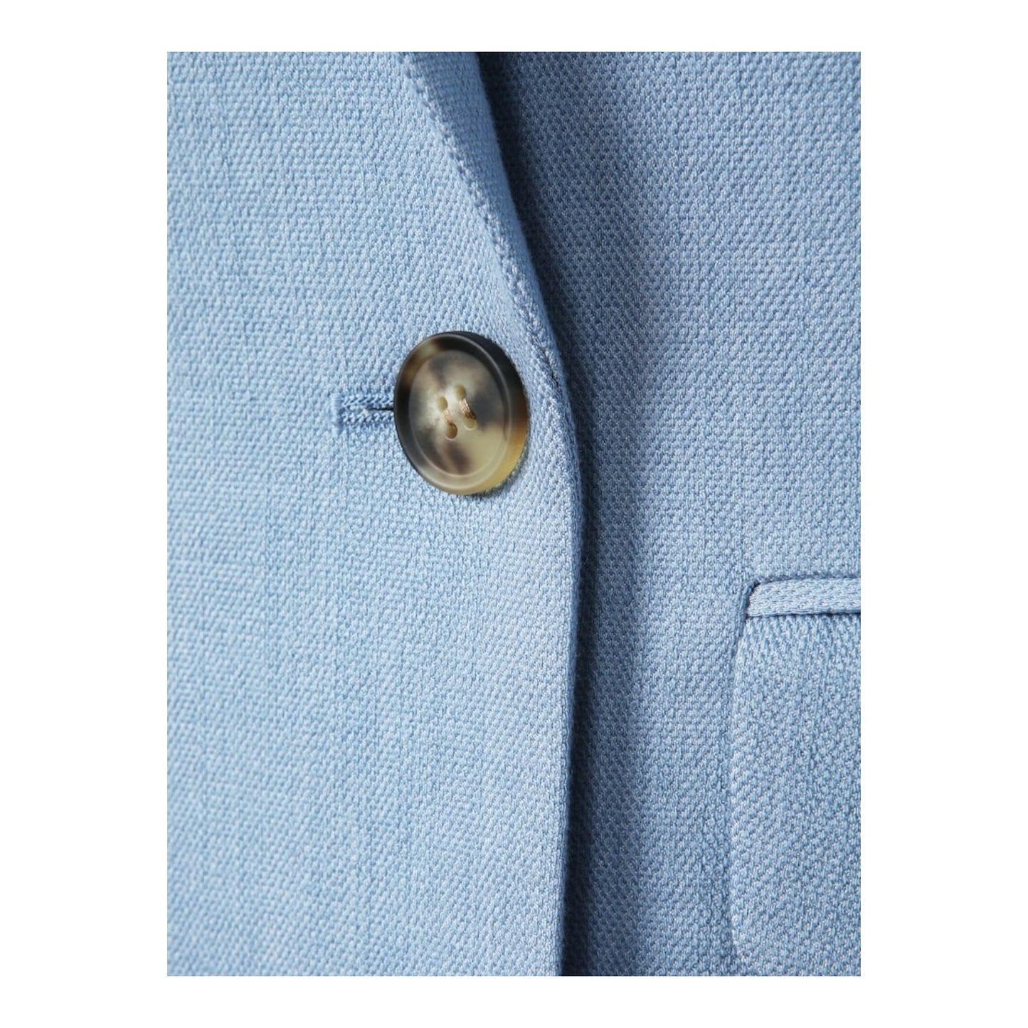 Reiss Blue June Double Breasted Suit Blazer - 12