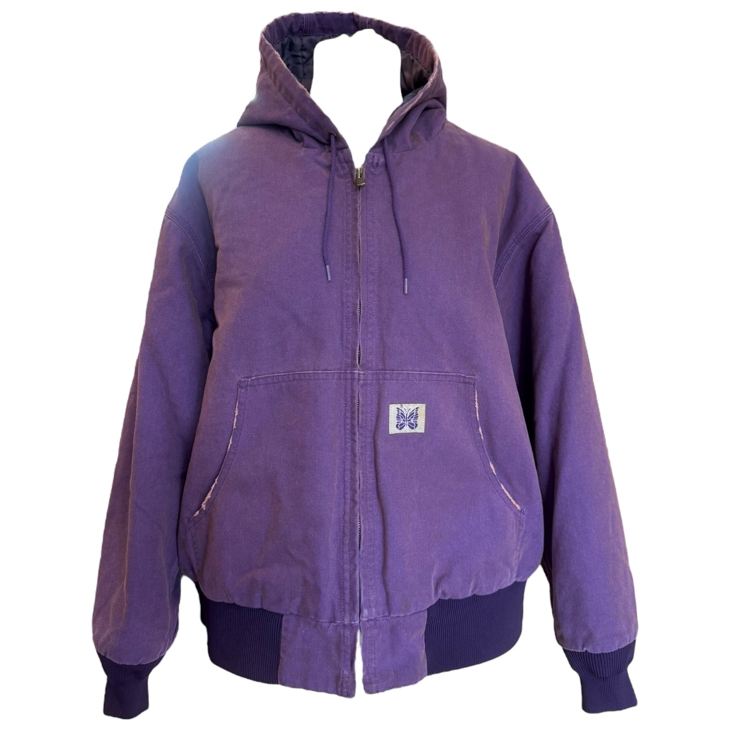 Needles  Zip Work Hoody Purple - 10