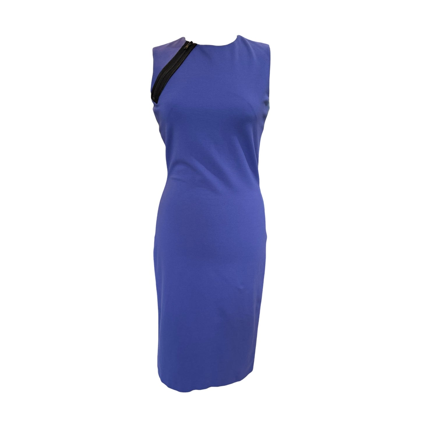 Alexander McQueen Blue Zip Detail Dress - 8/10