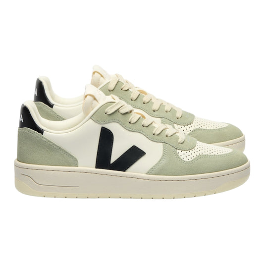 Veja V-10 Leather Pure Black Clay - 39/6