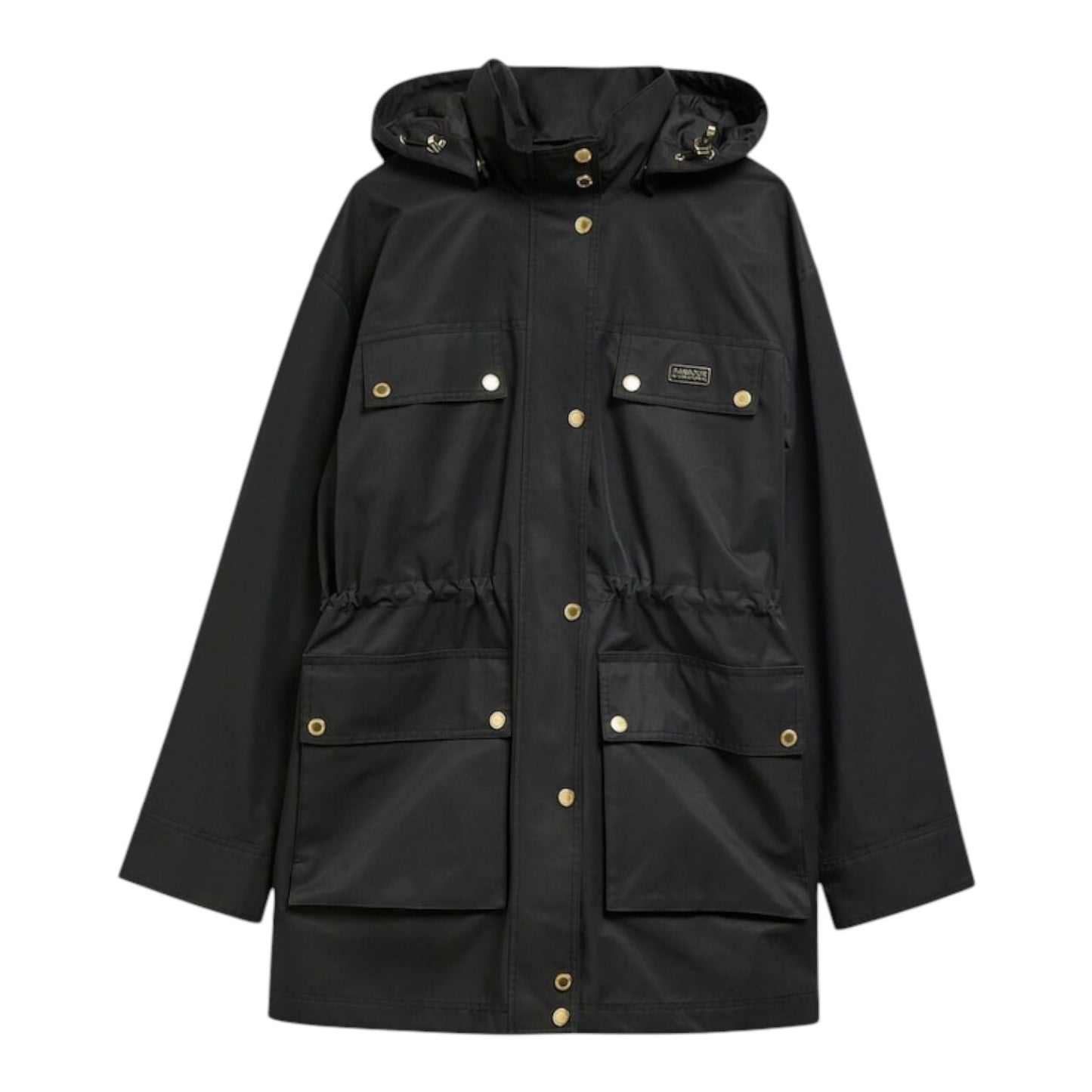 Barbour International Black Molina Showerproof Jacket - 10/12