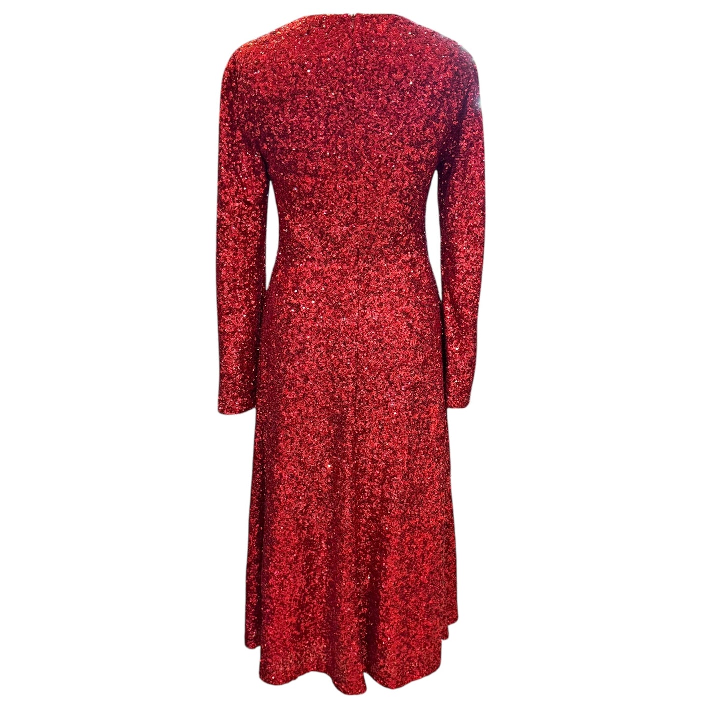 LK Bennett Red Sparkly Dress - 10 - NEW