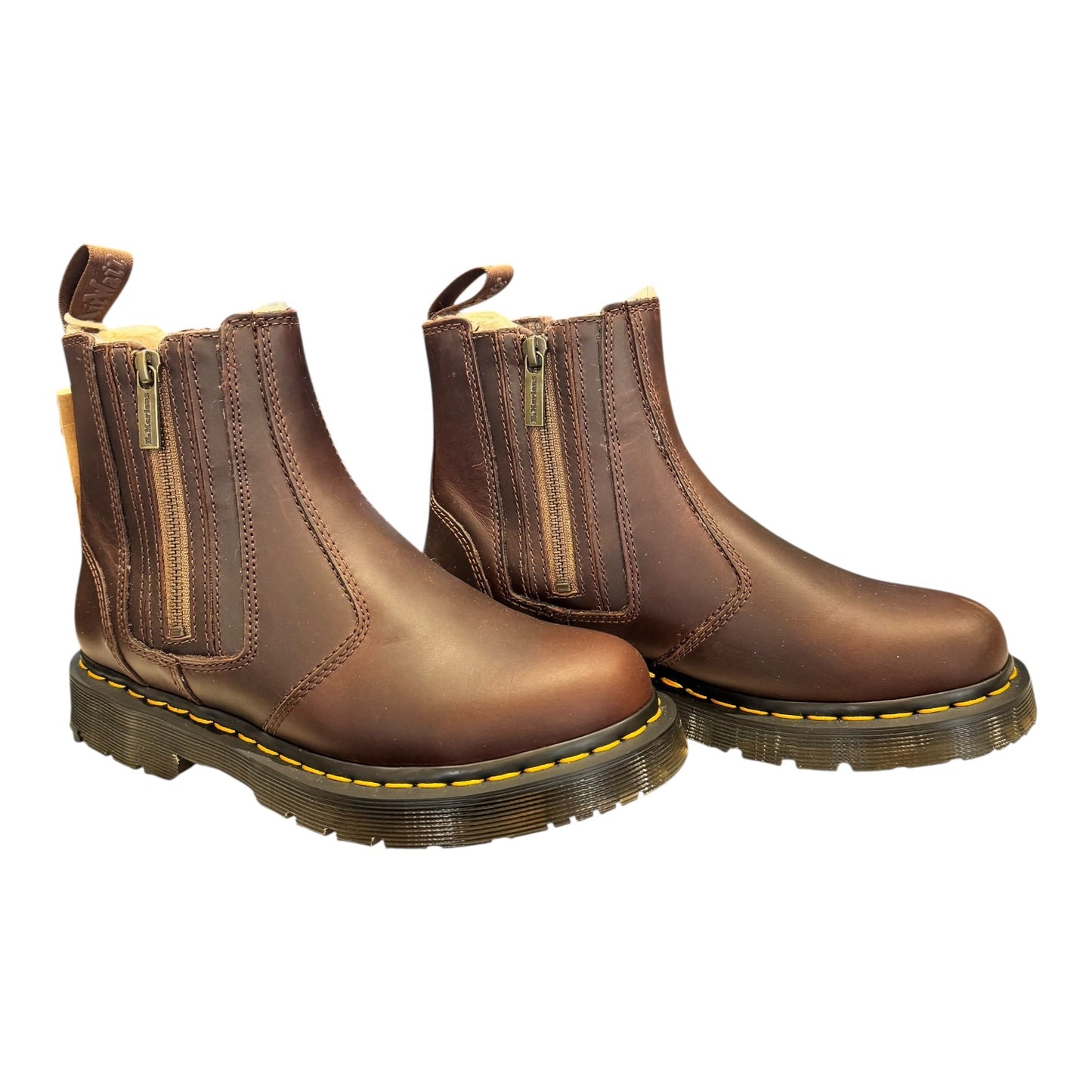 Dr Martens 2976 Alyson Wintergrip Brown Chelsea Boots - 38/5 - NEW