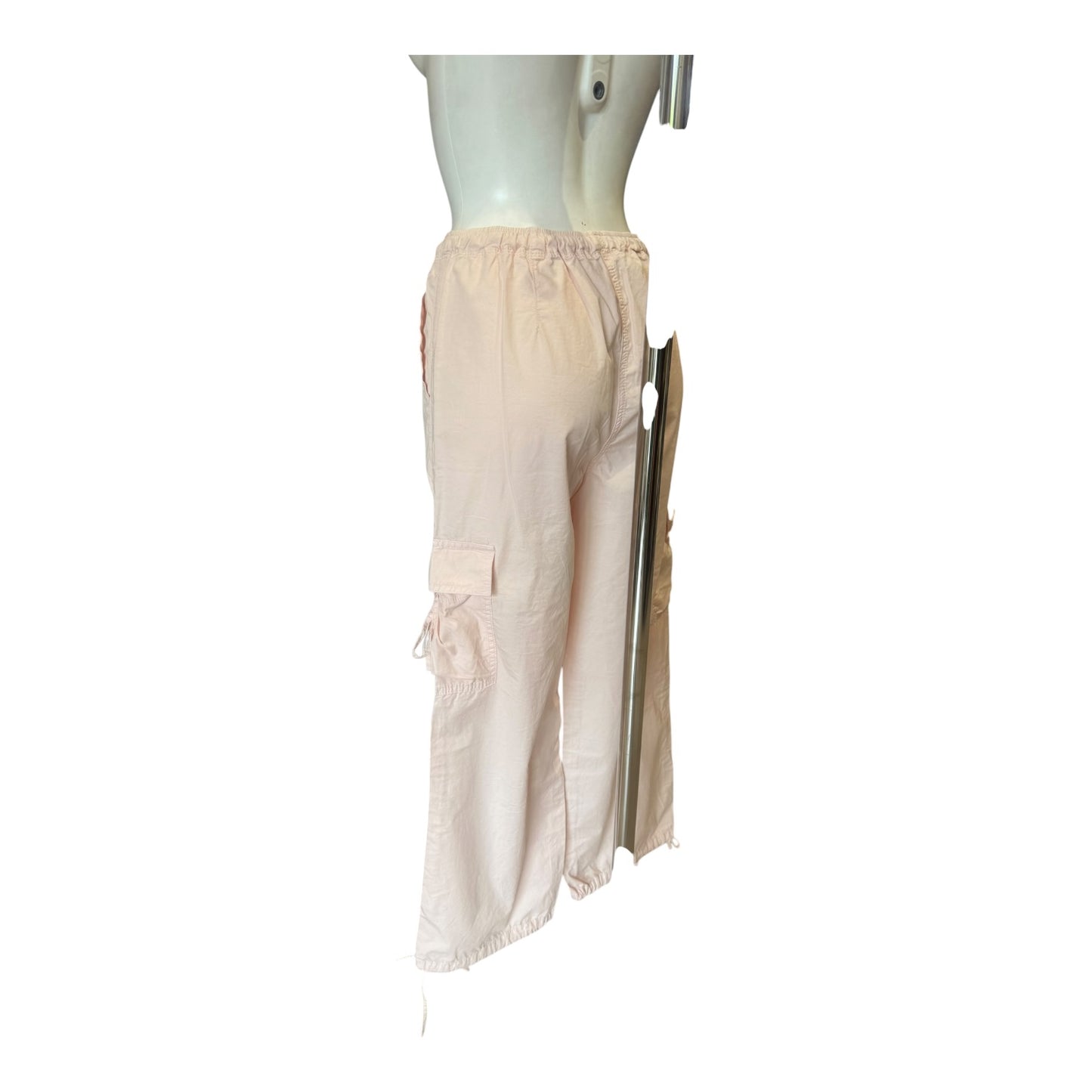 Mint Velvet Pink Parachute Cargo Trousers - 10