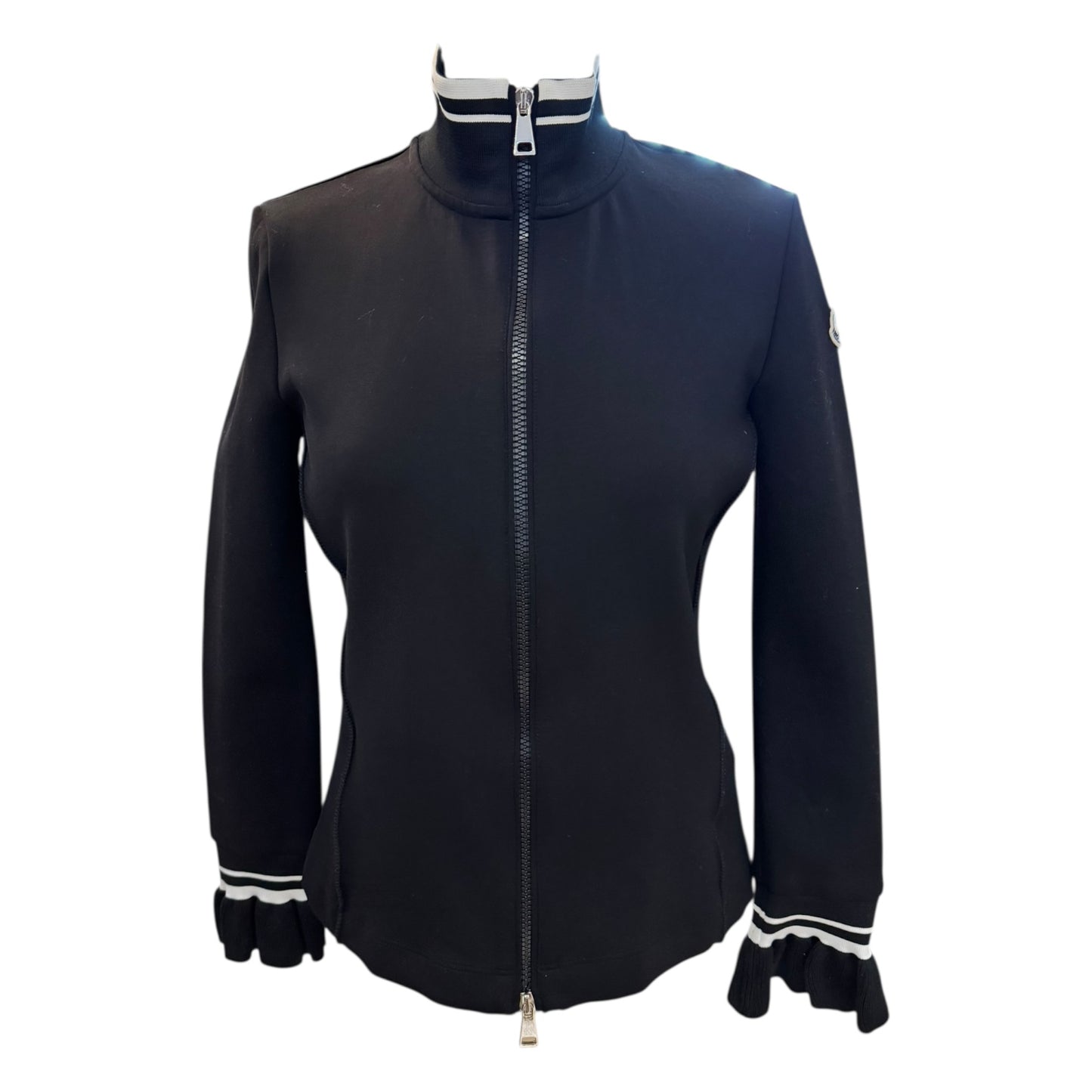 Moncler Black and White Zip Jacket - 8