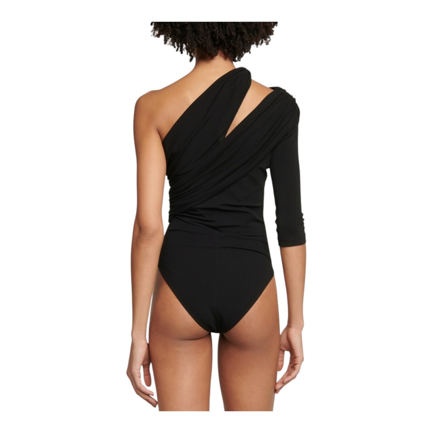 Alexander McQueen Black Crêpe Jersey Bodysuit - 8/10 - NEW