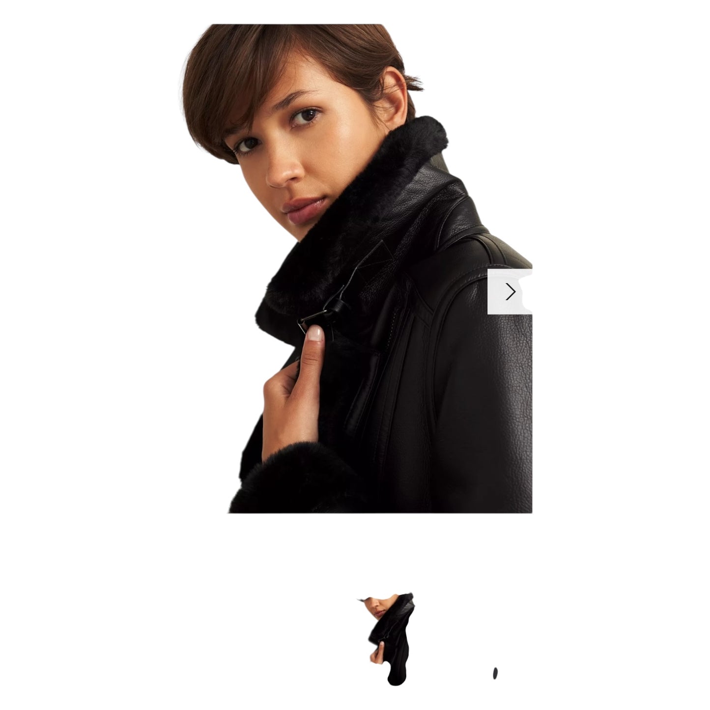 Hobbs Black Ali Biker Jacket - 10