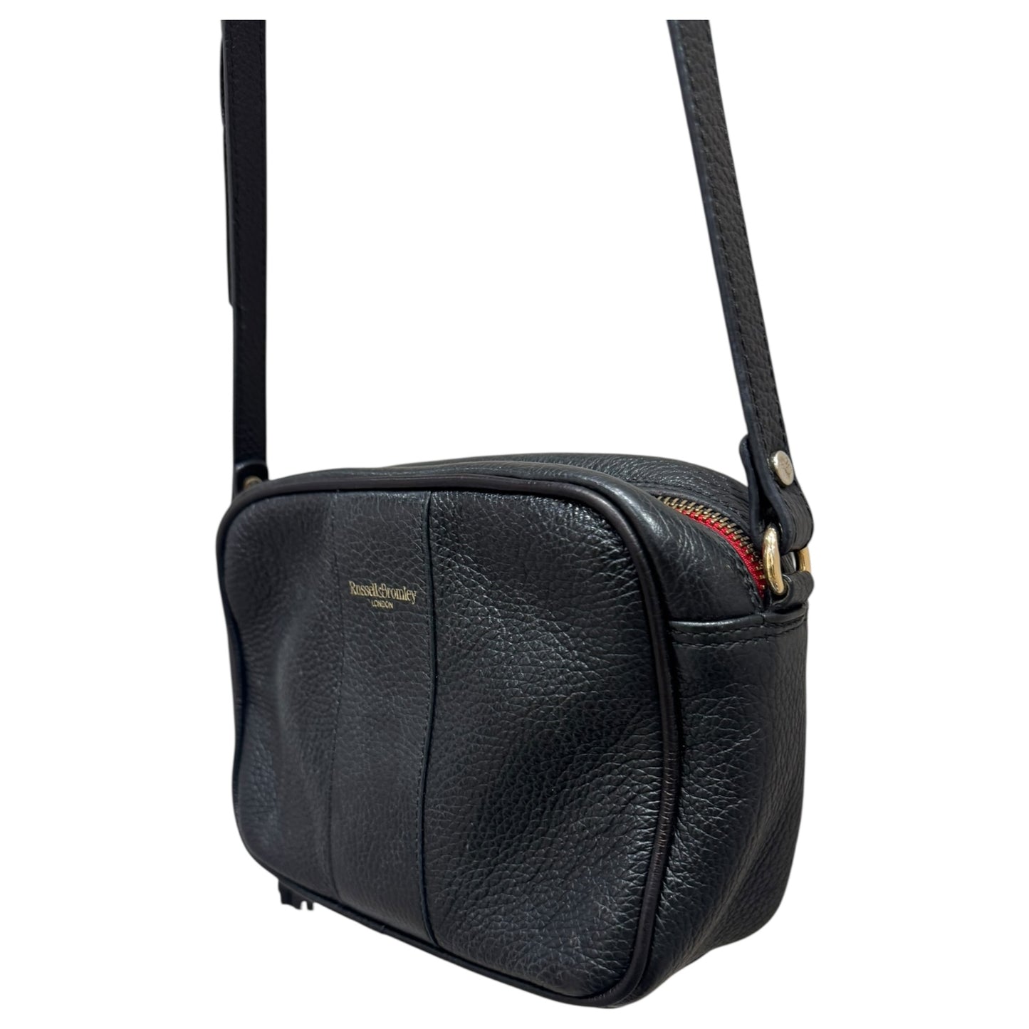 Russell & Bromley Black Camera Crossbody Bag