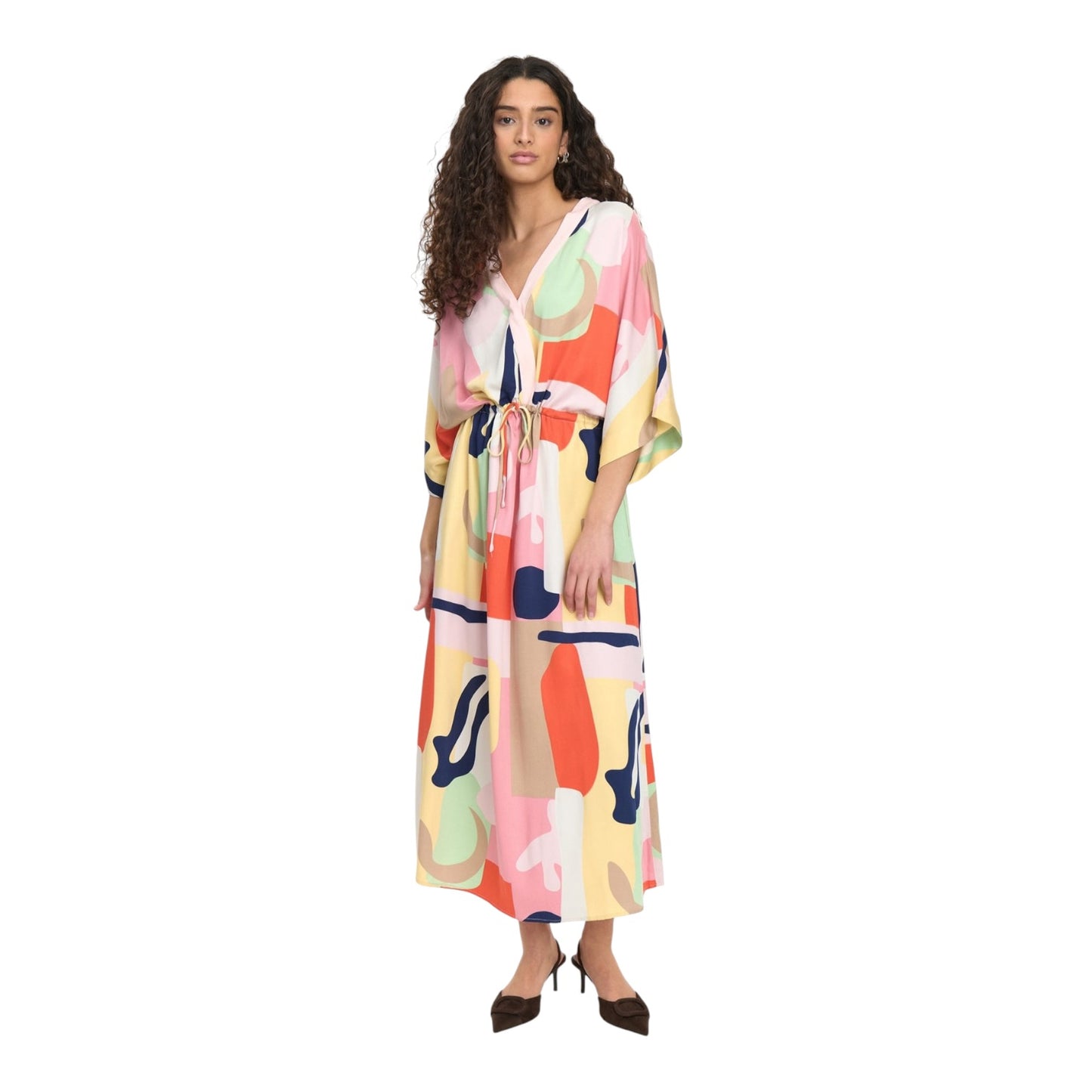 Numph Nuulrika Flamingo Pink Dress - 14/16