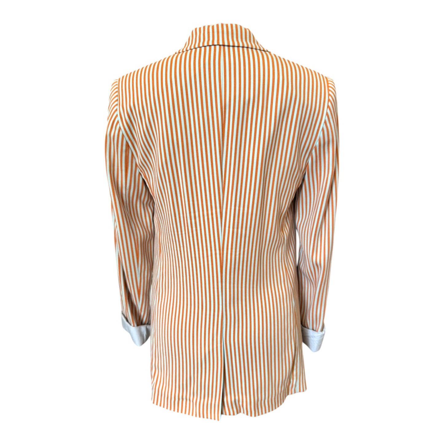 Mos Mosh Orange and Blue Cobb Rale Blazer - 8/10