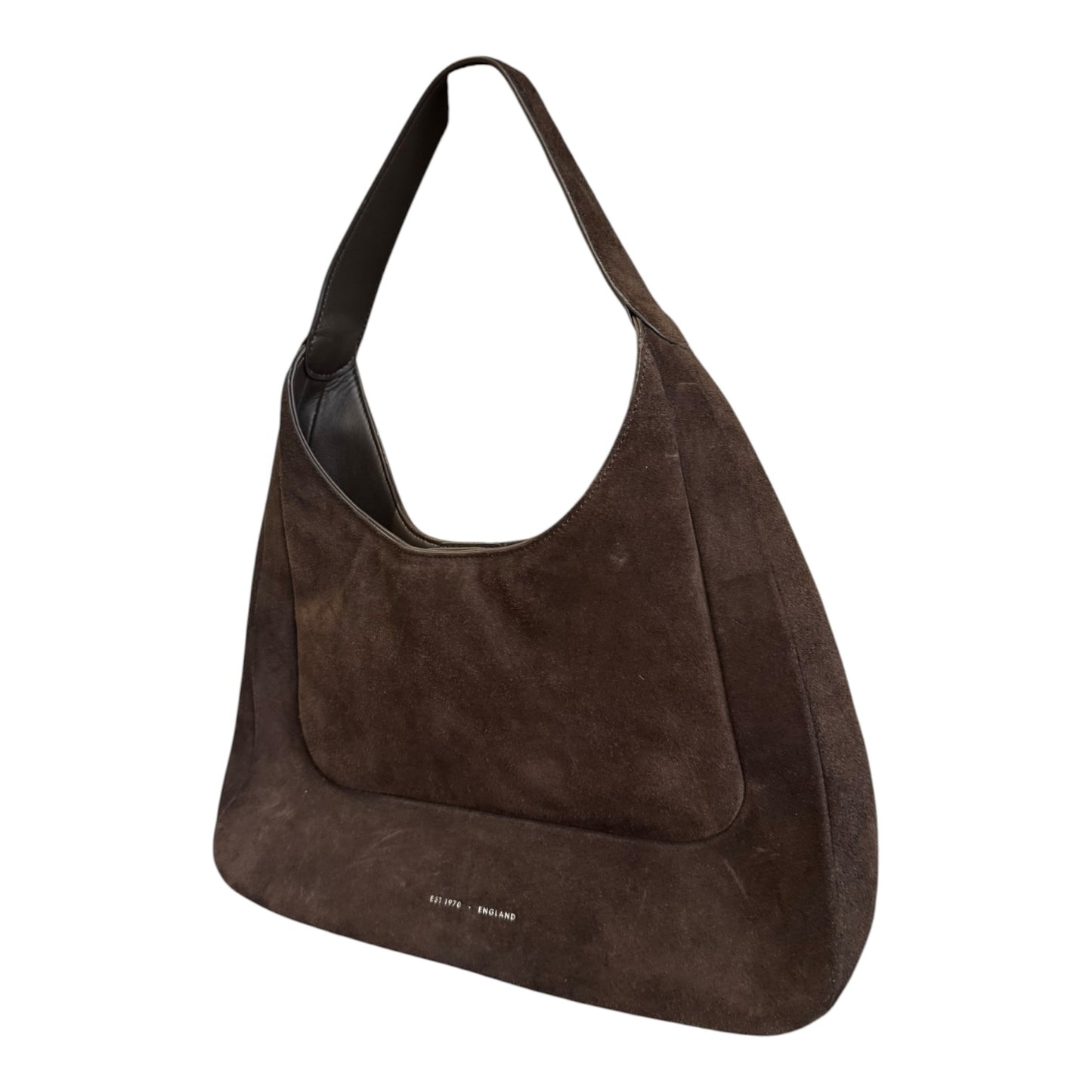 Jigsaw Brown Suede Hobo Shoulder Bag - NEW