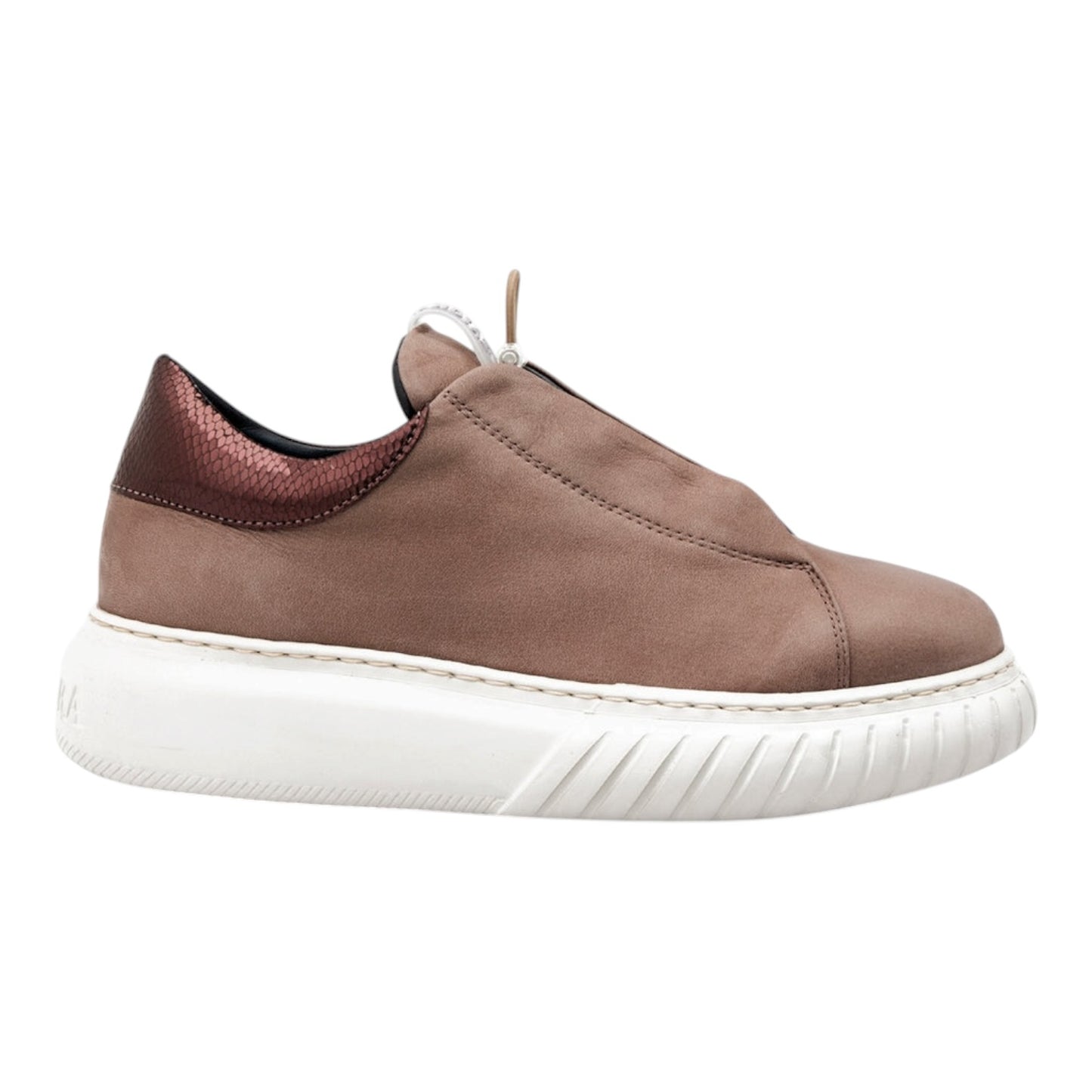 Andia Fora Libi 24 Pecan Laceless Trainers - 37/4
