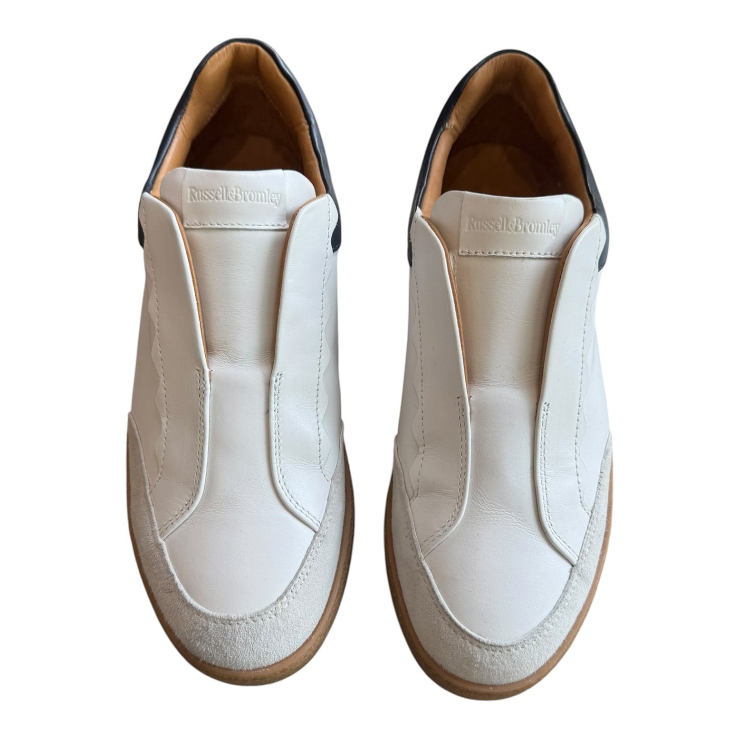 Russell & Bromley Roll Up Scallop Laceless Trainer - 39/6