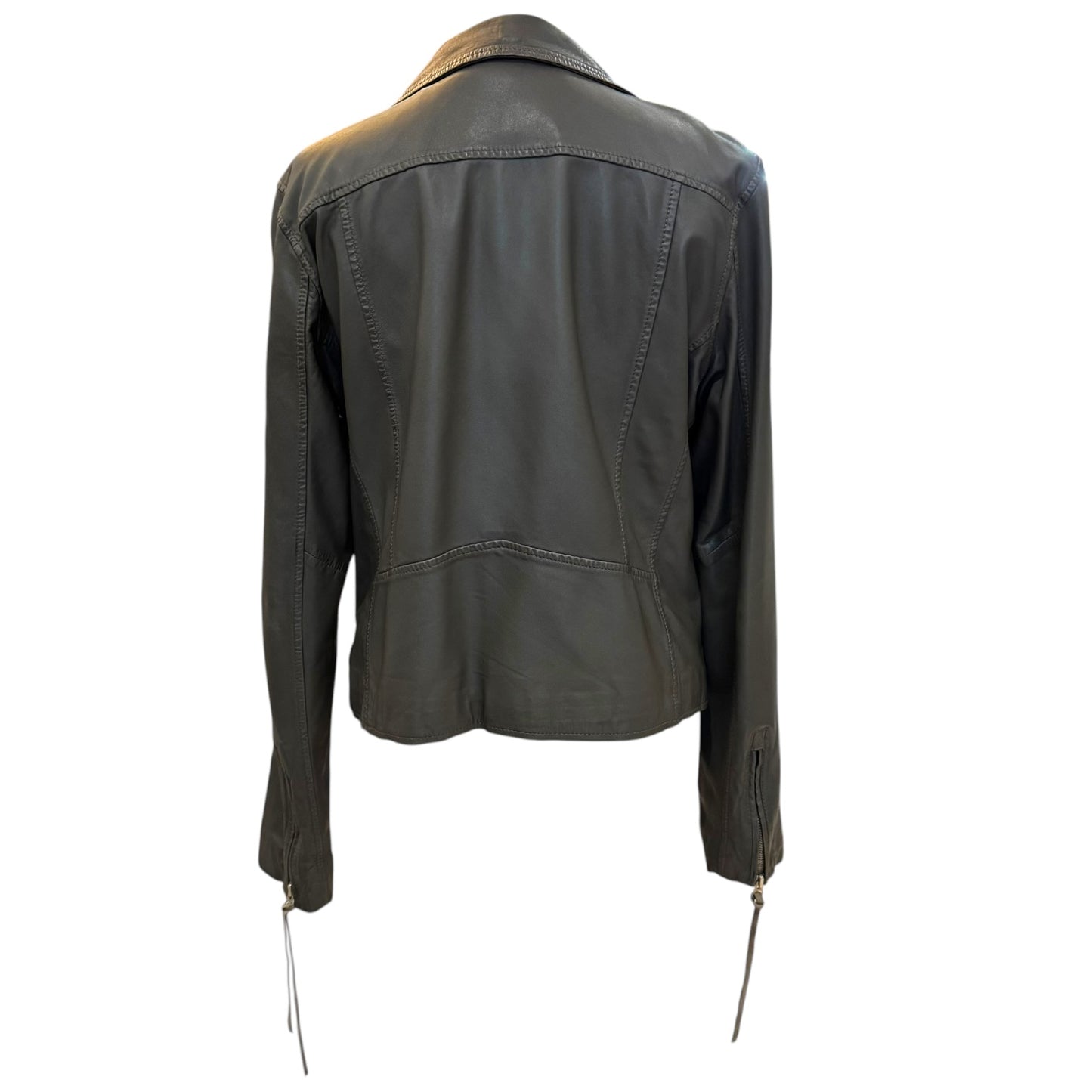 MDK Khaki Leather Jacket - 12