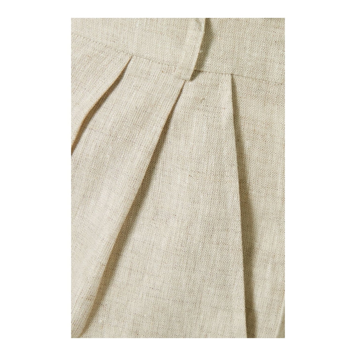 Reformation Mason Pleated Linen Straight-Leg Trousers - 8/10