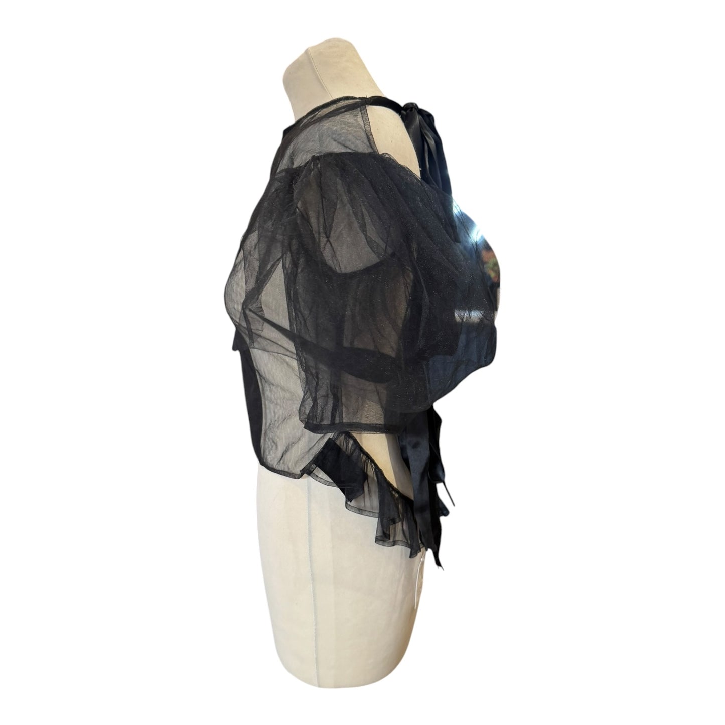 Simone Rocha x H&M Black Sheer Top - 10