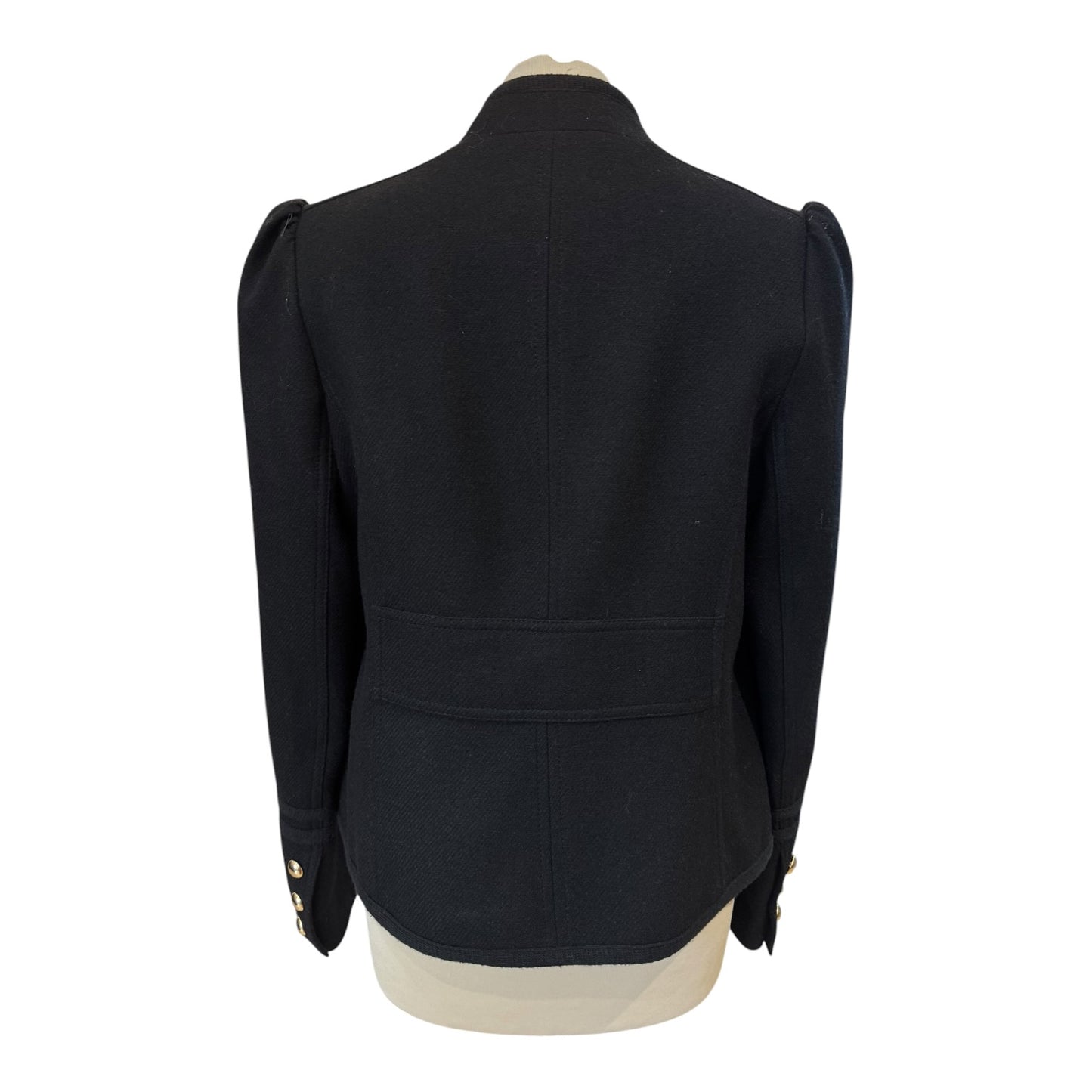 Me + Em Black Wool Blend Jacket - 8