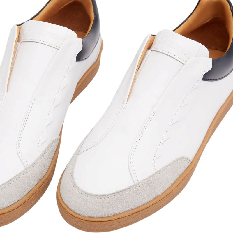 Russell & Bromley Roll Up Scallop Laceless Trainer - 39/6