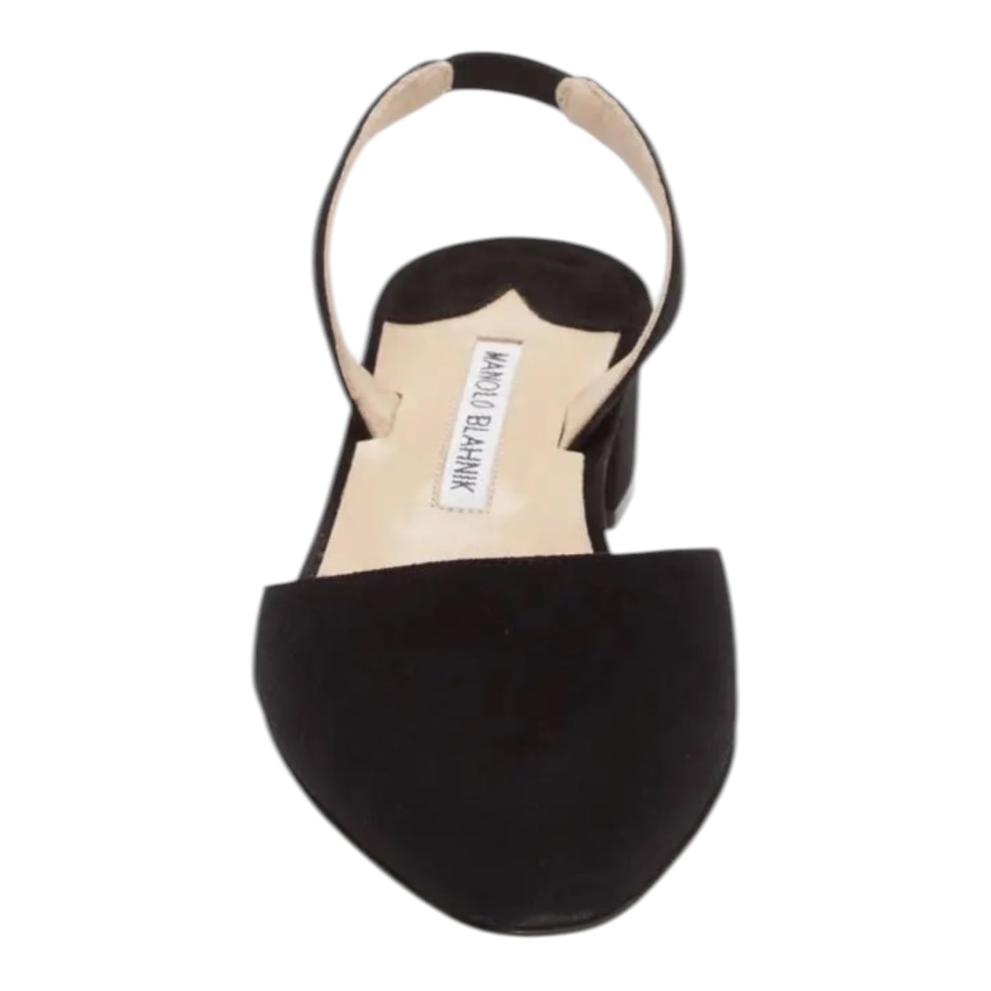 Manolo Blahnik Aspro 30 Suede Slingback Pumps - 38.5 / 5.5