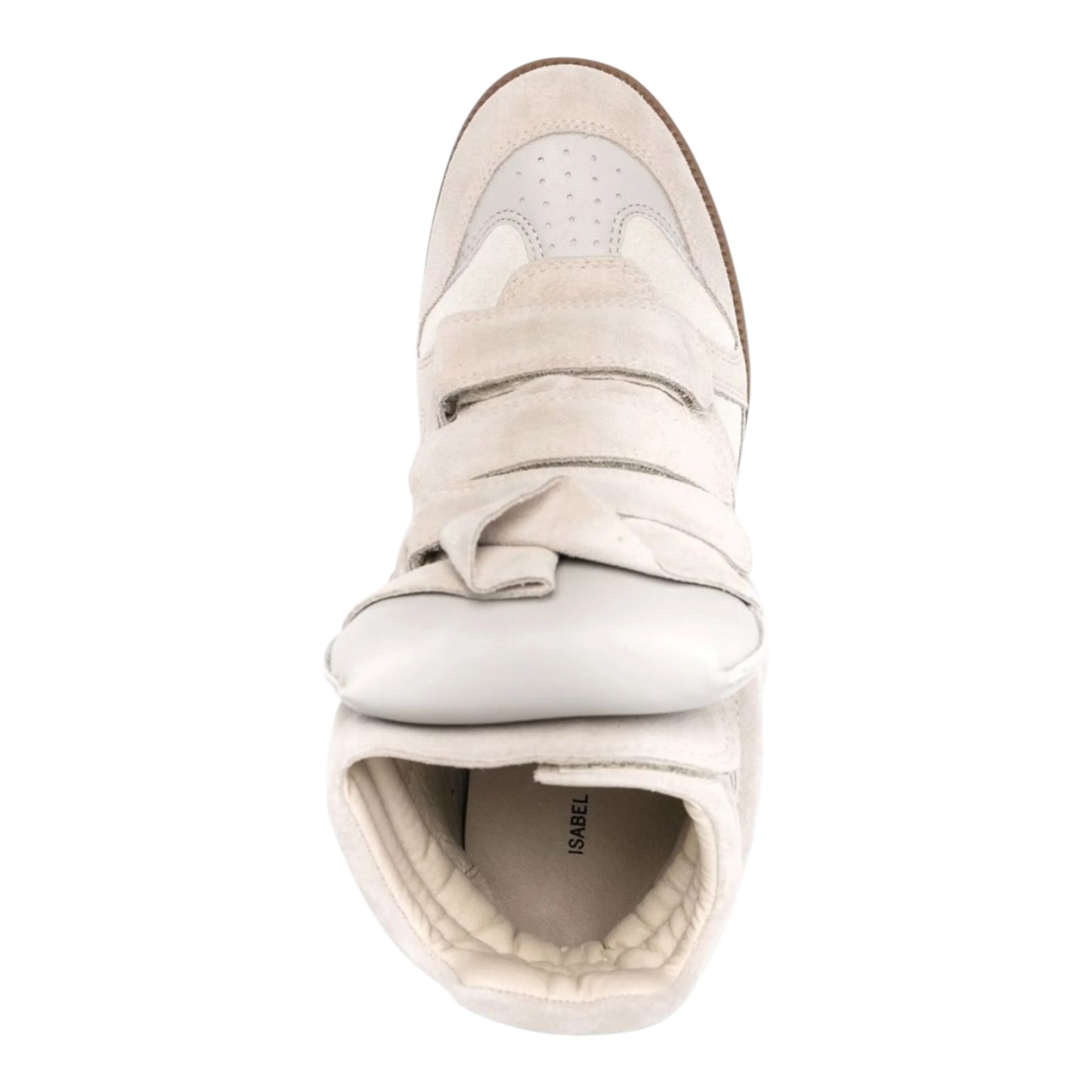 Isabel Marant Bekett Leather Wedge Sneakers - 38/5 - NEW