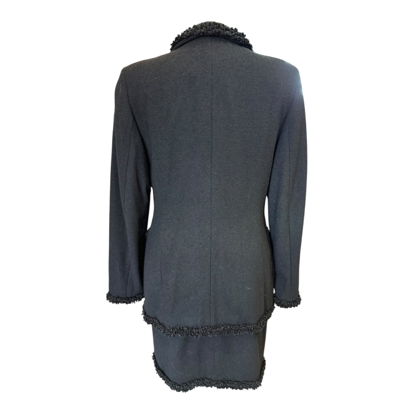 Escada Black Wool Skirt Suit - 8/10