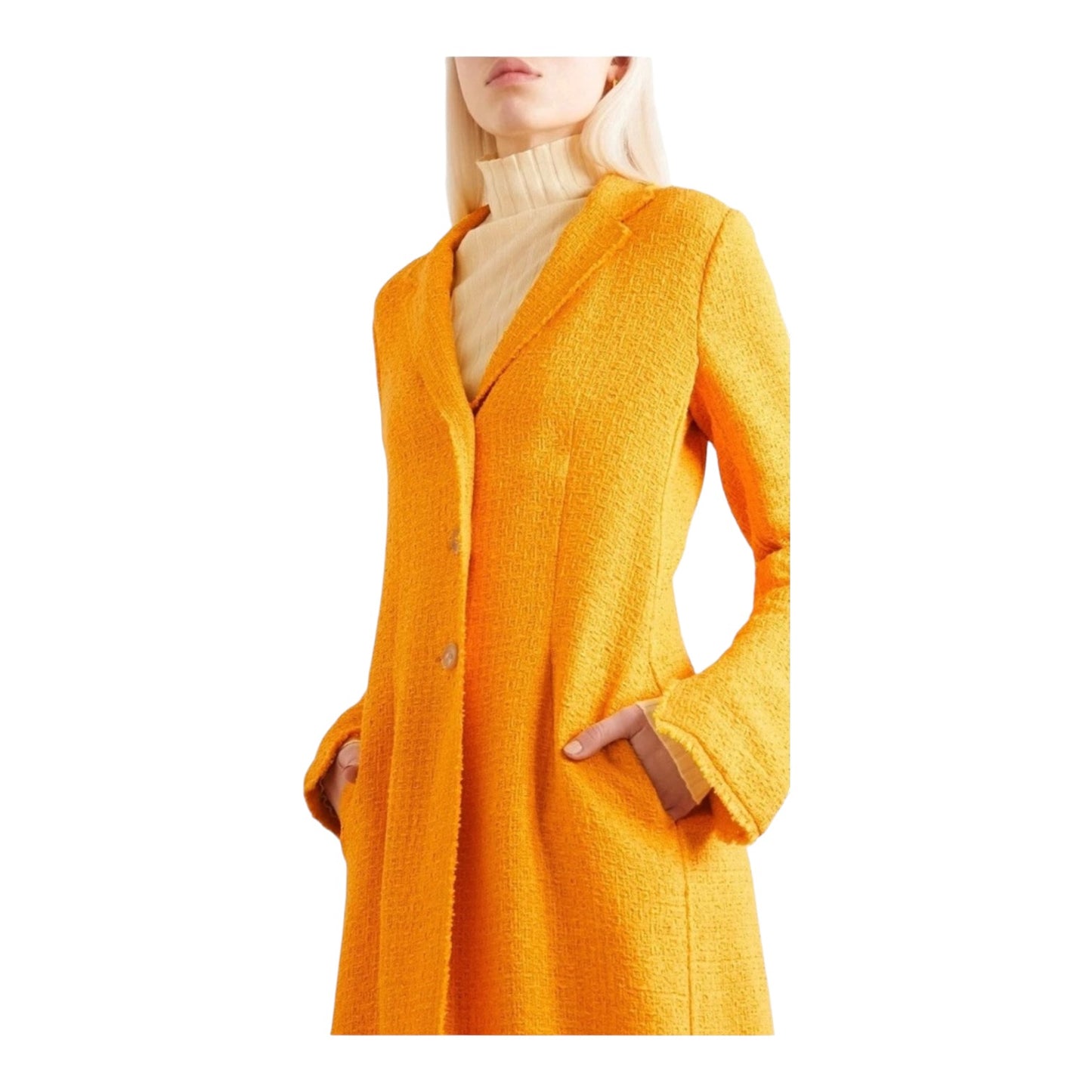 Joseph Mustard Cierra Tweed Coat - 8