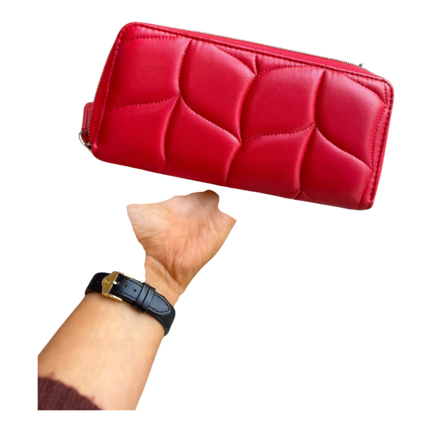 Mulberry Softie Long Card Wallet in Lancaster Red