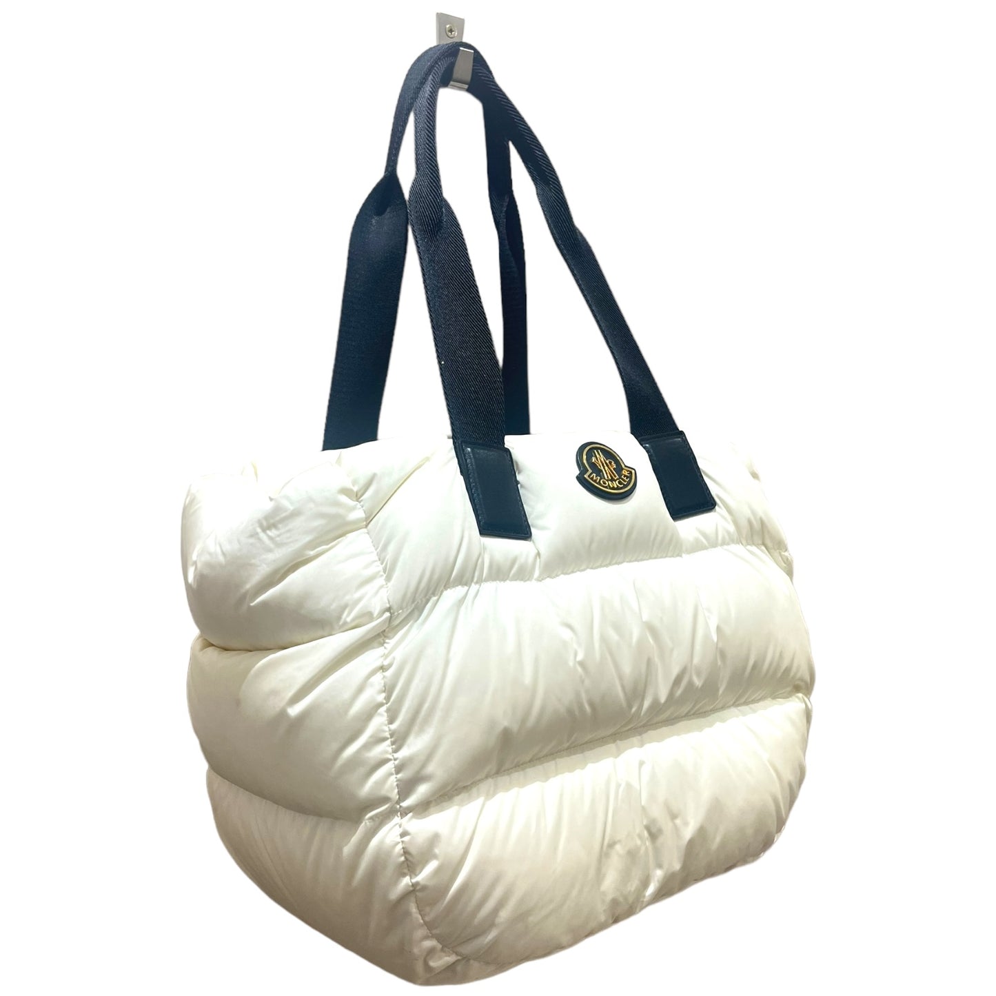 Moncler White Padded Bag