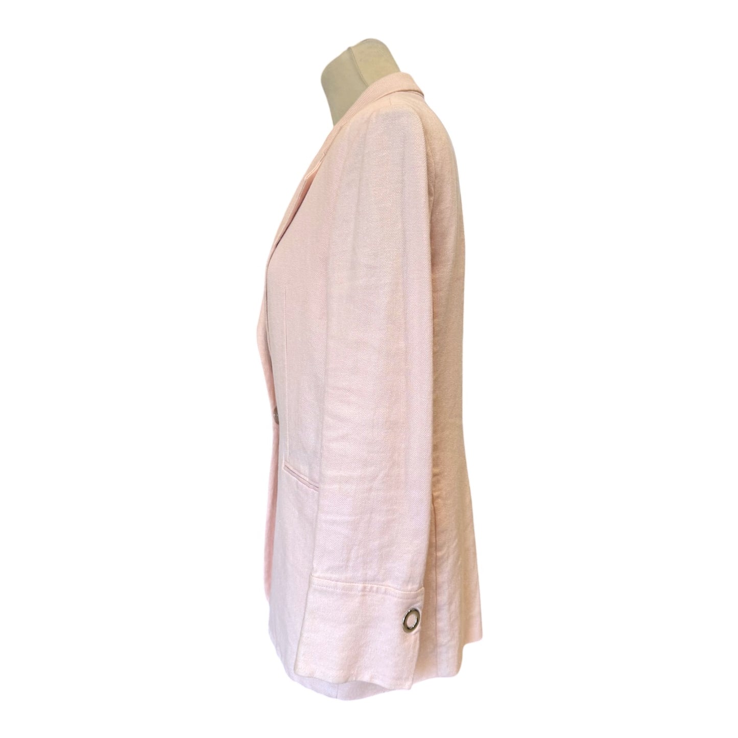 Boss Jizena Pink Linen Blazer - 10/12
