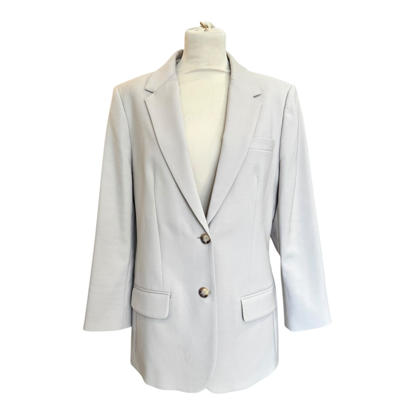 Joseph Jackie Taupe Wool Blazer - 12