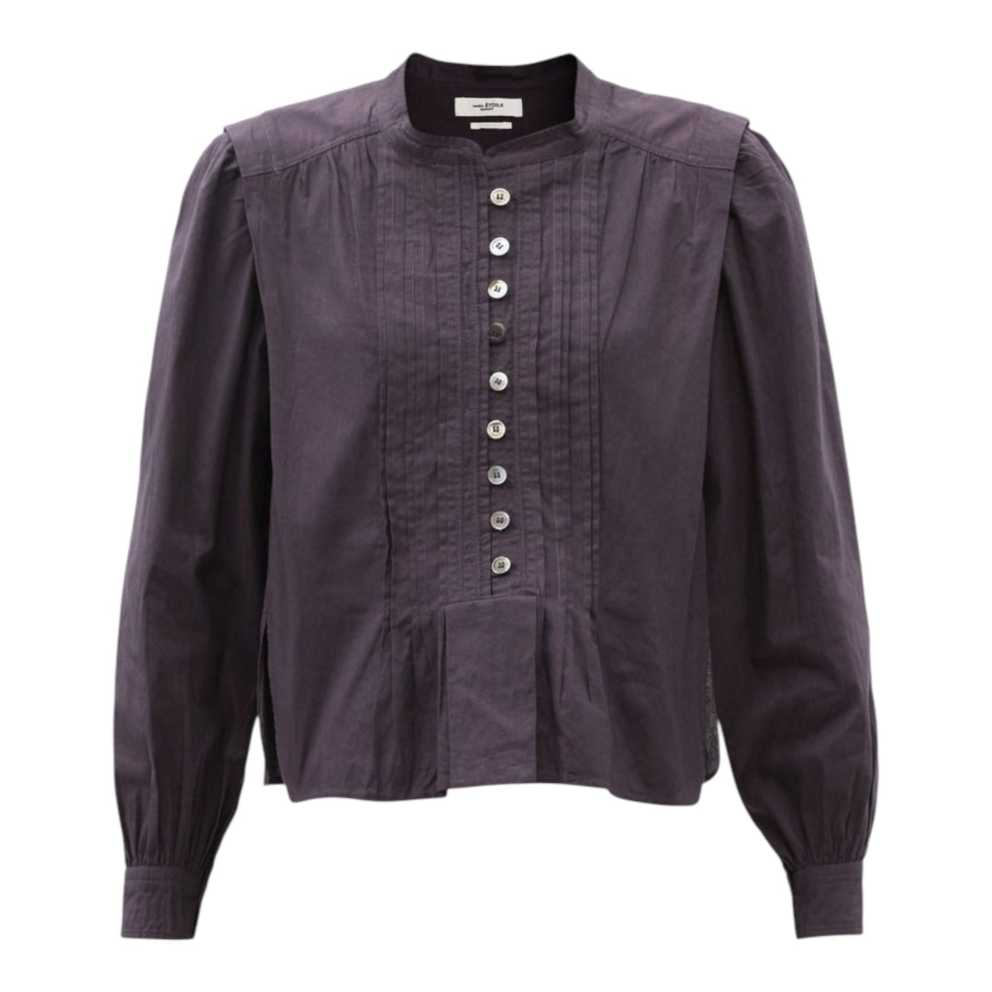 Marant Étoile Okina Pintucked Cotton Blouse - 14