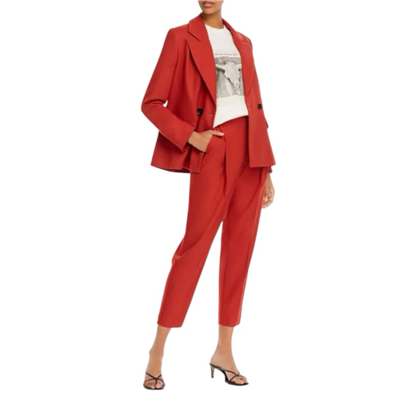 Anine Bing Rust Trouser Suit - 10 - NEW