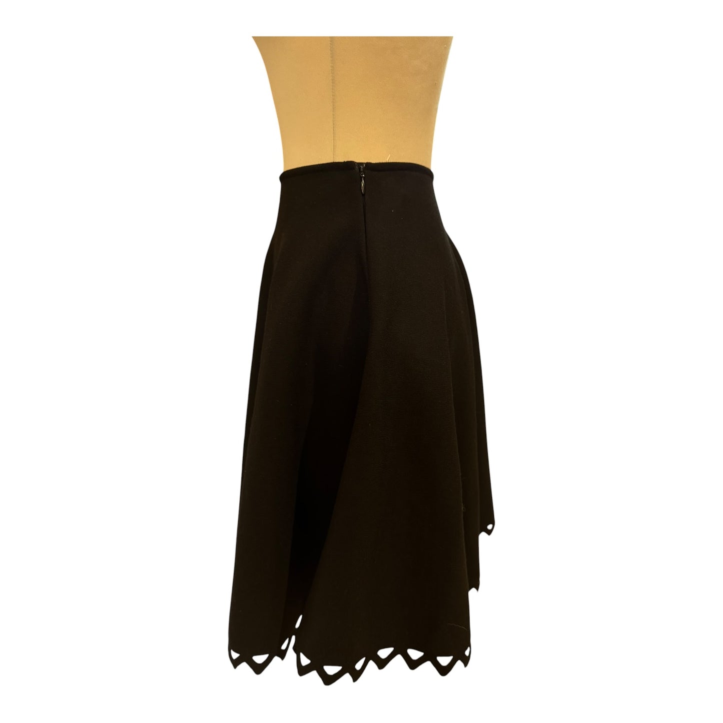 Alaia Woven Mini Cut Out Skirt - 8