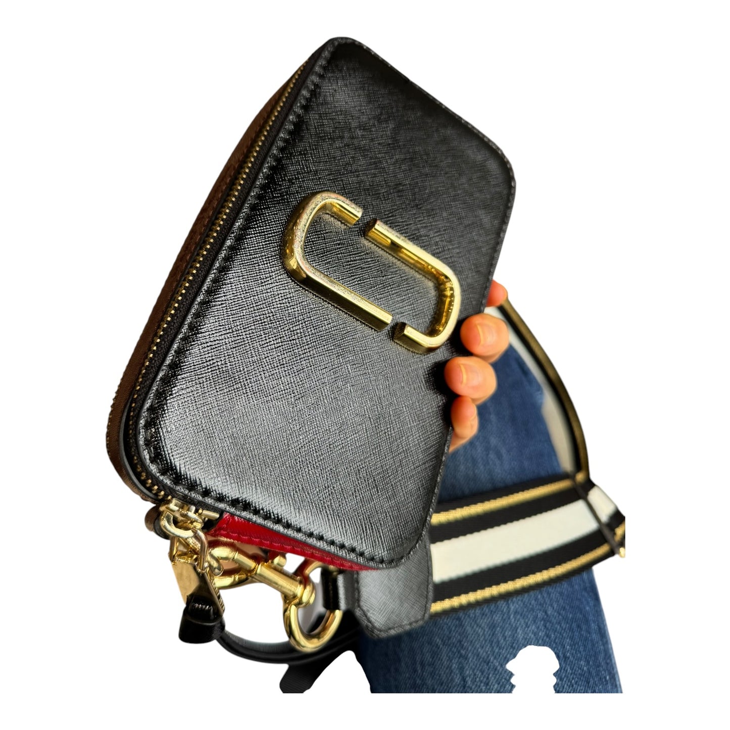 Marc Jacobs Snapshot Camera Bag - Black, Red and Burgundy